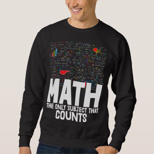 Sweatshirt Les Maths Le Seul Sujet Qui Compte Toddler Mathlet (Devant)