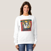 Sweatshirt Les meilleurs soins Terrier de Boston (Devant entier)