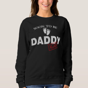 Sweatshirt Les Mens Bientôt Être Papa À Nouveau Faire-part De