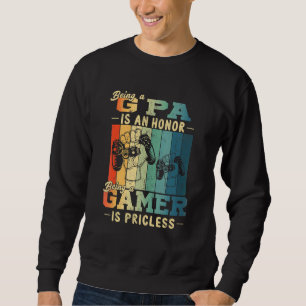Sweatshirt Les Mens Étant G Pa Est Un Gamer Sans Prix G Pa Pè