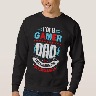 Sweatshirt Les Mens Gamer Papa Comme Un Papa Normal Vidéo Jeu