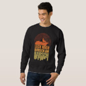 Sweatshirt Les Mens Leck Mich Cod À Perch Angler Sayings Fish (Devant entier)