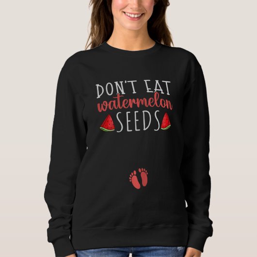 Sweatshirt Les mères ne mangent pas de graines de pastèque Ré (Devant)