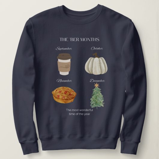 Sweatshirt Les mois les plus (Design devant)