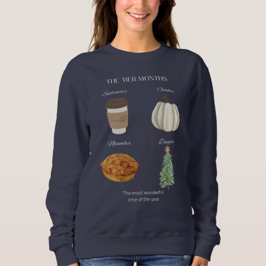 Sweatshirt Les mois les plus (Devant)