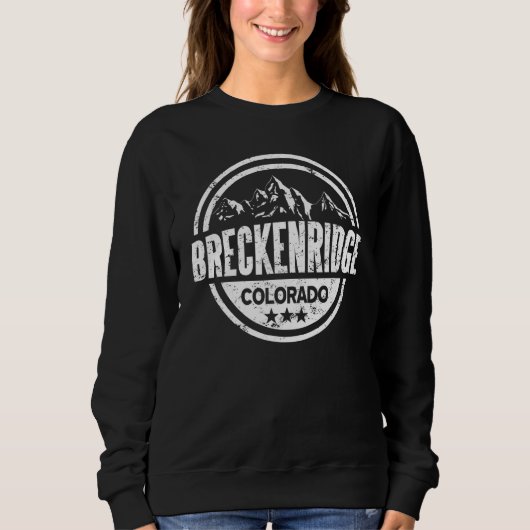 Sweatshirt Les montagnes de Breckenridge (Devant)
