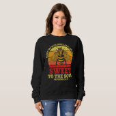 Sweatshirt Les Mots Semblables Sont Comme Du Miel (Devant entier)