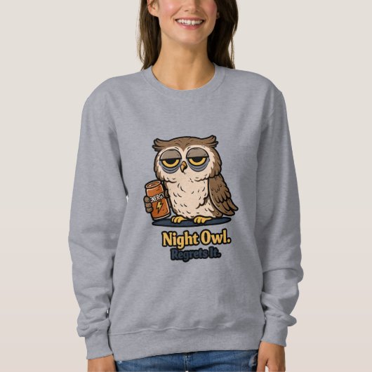 Sweatshirt les noctambules veulent dormir (Devant)