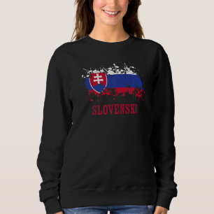 Sweatshirt Les passionnés slovaques pour Slovensko et la Slov