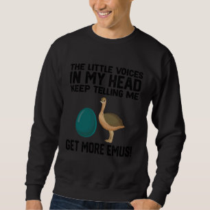 Sweatshirt les petites voix dans ma tête n'arrêtent pas de me