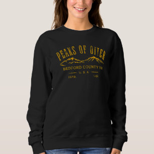 Sweatshirt Les Pics D'Otter Bedford County Virginia Distres