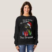 Sweatshirt Les Plus Probables De Secouer Les Présents Drôle C (Devant entier)