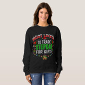 Sweatshirt Les Plus Susceptibles De Commerce Stepdad Santa Ha (Devant entier)