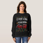 Sweatshirt Les Plus Susceptibles D'Échanger Fraternité Pour F (Devant entier)