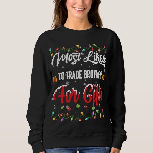Sweatshirt Les Plus Susceptibles D'Échanger Fraternité Pour F (Devant)