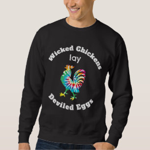 Sweatshirt Les Poulets Malins Posent Des Oeufs Dévastés Funny