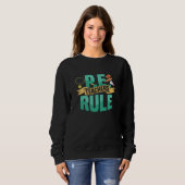 Sweatshirt Les professeurs d'E P règnent sur l'éducation phys (Devant entier)