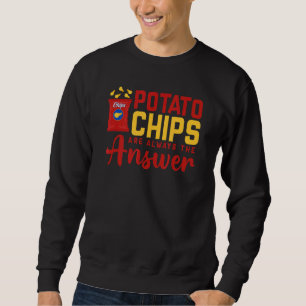 Sweatshirt Les Puces De Pomme De Terre Sont Toujours La Répon