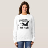 Sweatshirt Les Puns De Dinosaure Sont Ptérabyle (Devant entier)