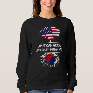 Sweatshirt Les racines sud-coréennes américaines grandissent