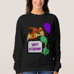 Sweatshirt Les Smilemoretees S'Amusent Bonne Retraite Trex Di