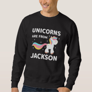 Sweatshirt Les Unicornes Sont De Jackson Mississippi Résident