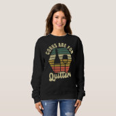Sweatshirt Les Vins Corks Sont Pour Les Quitters (Devant entier)