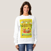 Sweatshirt Les Week-ends Sont Pour Bateau Dragon (Devant entier)