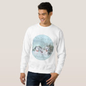 Sweatshirt Les Westies adorent l'hiver (Devant entier)
