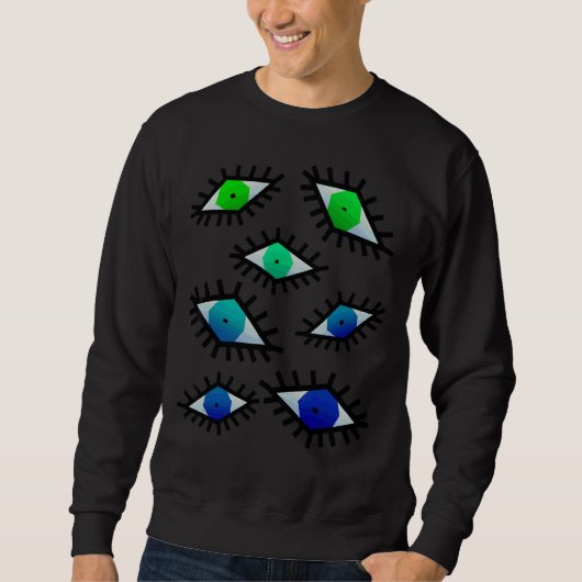 Sweatshirt Les yeux (Devant)