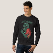 Sweatshirt Les zombies mangent des cerveaux Halloween garçons (Devant entier)