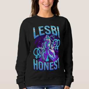 Sweatshirt Lesbi Honest Lesbianlove Femme Lgbt