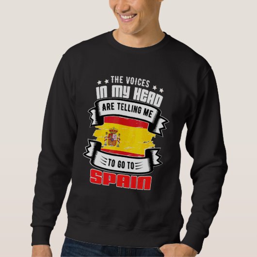 Sweatshirt L'Espagne Dans Ma Tête (Devant)