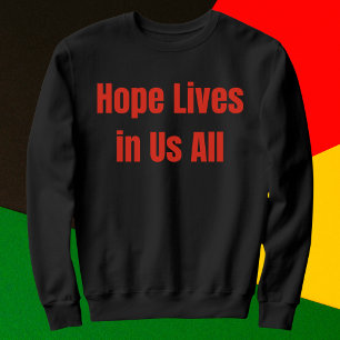 Sweatshirt L'espoir vit en nous tous