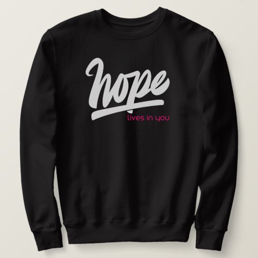 Sweatshirt L'espoir vit en vous (Design devant)