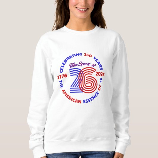 SWEATSHIRT L'ESPRIT DE 26 - CÉLÉBRER 250 ANS (Devant)