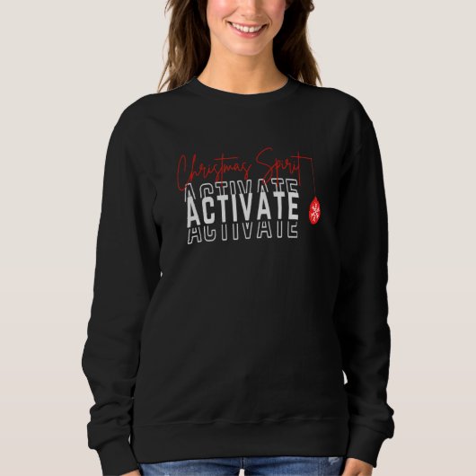 Sweatshirt L'esprit de Noël active (Devant)