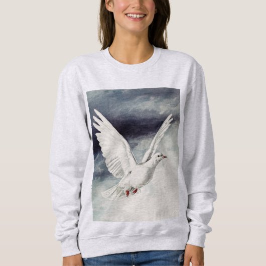 Sweatshirt L'esprit saint sous forme de colombe (Devant)