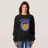 Sweatshirt Let Freedom Ring July 4th Saying American Flag Lib (Devant entier)