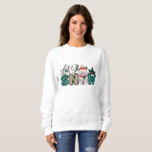 Sweatshirt Let it snow christmas (Devant entier)