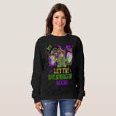 Sweatshirt Let The Shenanigans Begin Gnomes Mardi Gras  Men W (Devant entier)