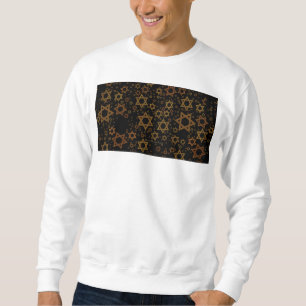 Sweatshirt L'étoile artistique de David thème Hanukkah de Sli