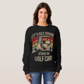 Sweatshirt Lets Par Funny Golf Player Cadeau (Devant entier)