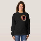 Sweatshirt Lettre B initiale Sensibilisation sur l'autisme pe (Devant entier)