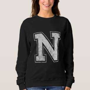 SWEATSHIRT LETTRE GRÂCE N