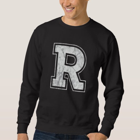 SWEATSHIRT LETTRE GRANDE R (Devant)