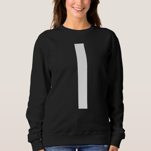 SWEATSHIRT LETTRE I ALPHABET MONOGRAMME INITIAL (Devant)