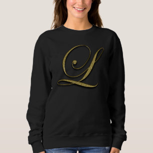 Sweatshirt Lettre initiale L or