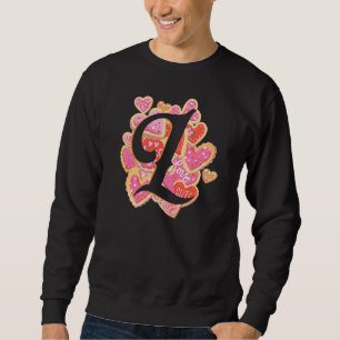 Sweatshirt Lettre L Love Coeur Relation Romantique Valentin