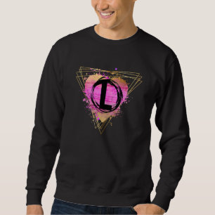 SWEATSHIRT LETTRE L MONOGRAPHIQUE INITIALE PERSONNALISÉE DÉCO
